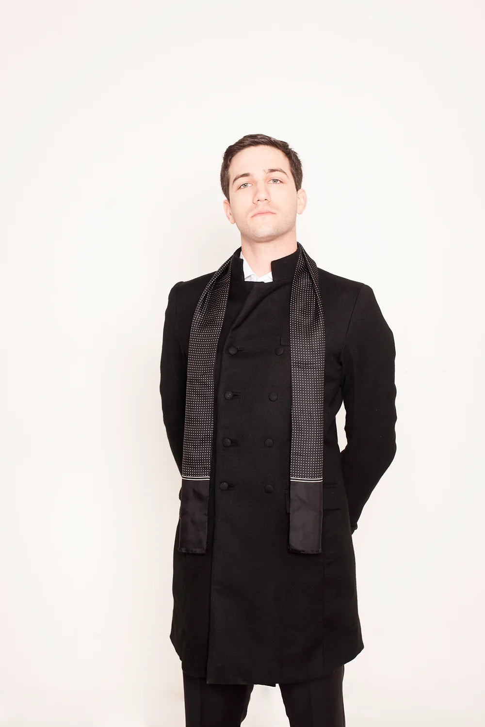 Black wool coat