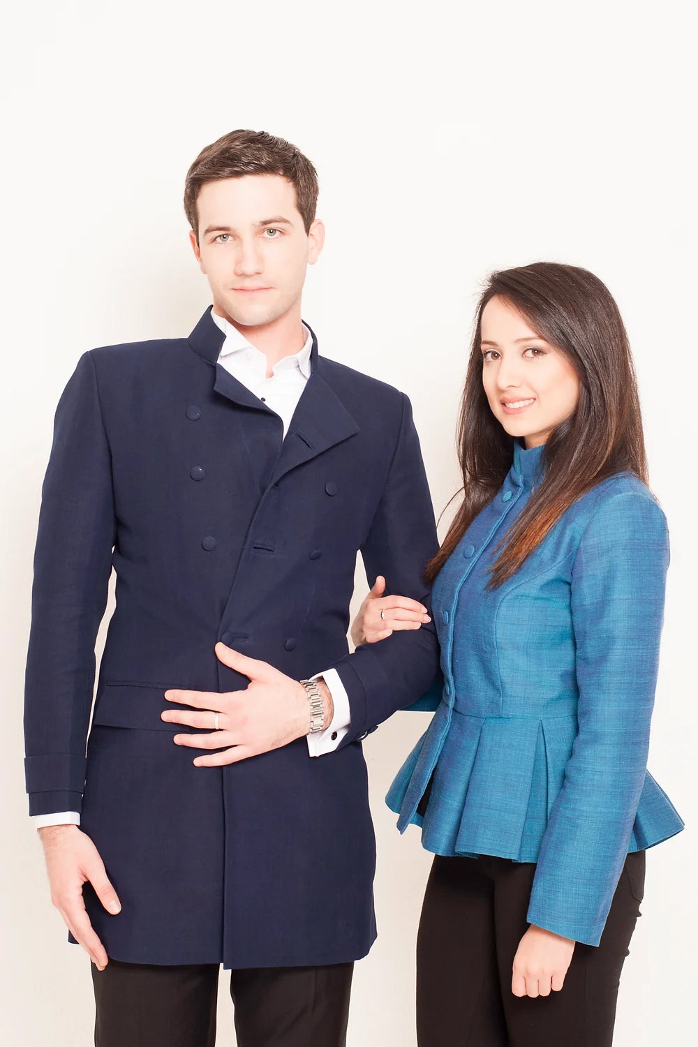 Bondi Blue Peplum Jacket