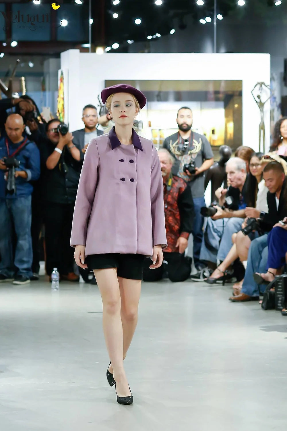 Brilliant Lavender Swing coat