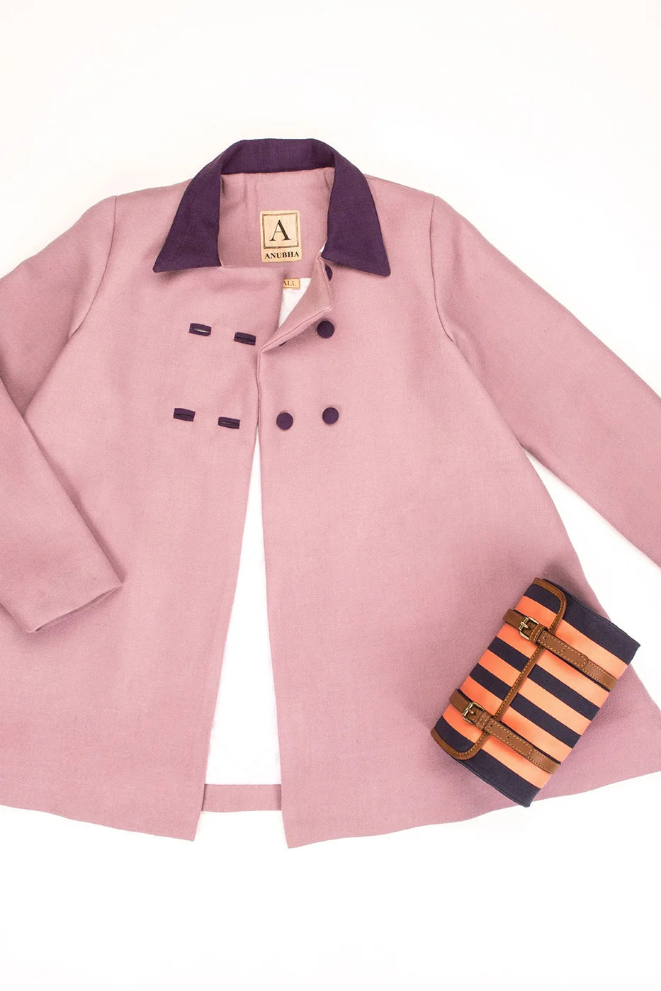 Brilliant Lavender Swing coat