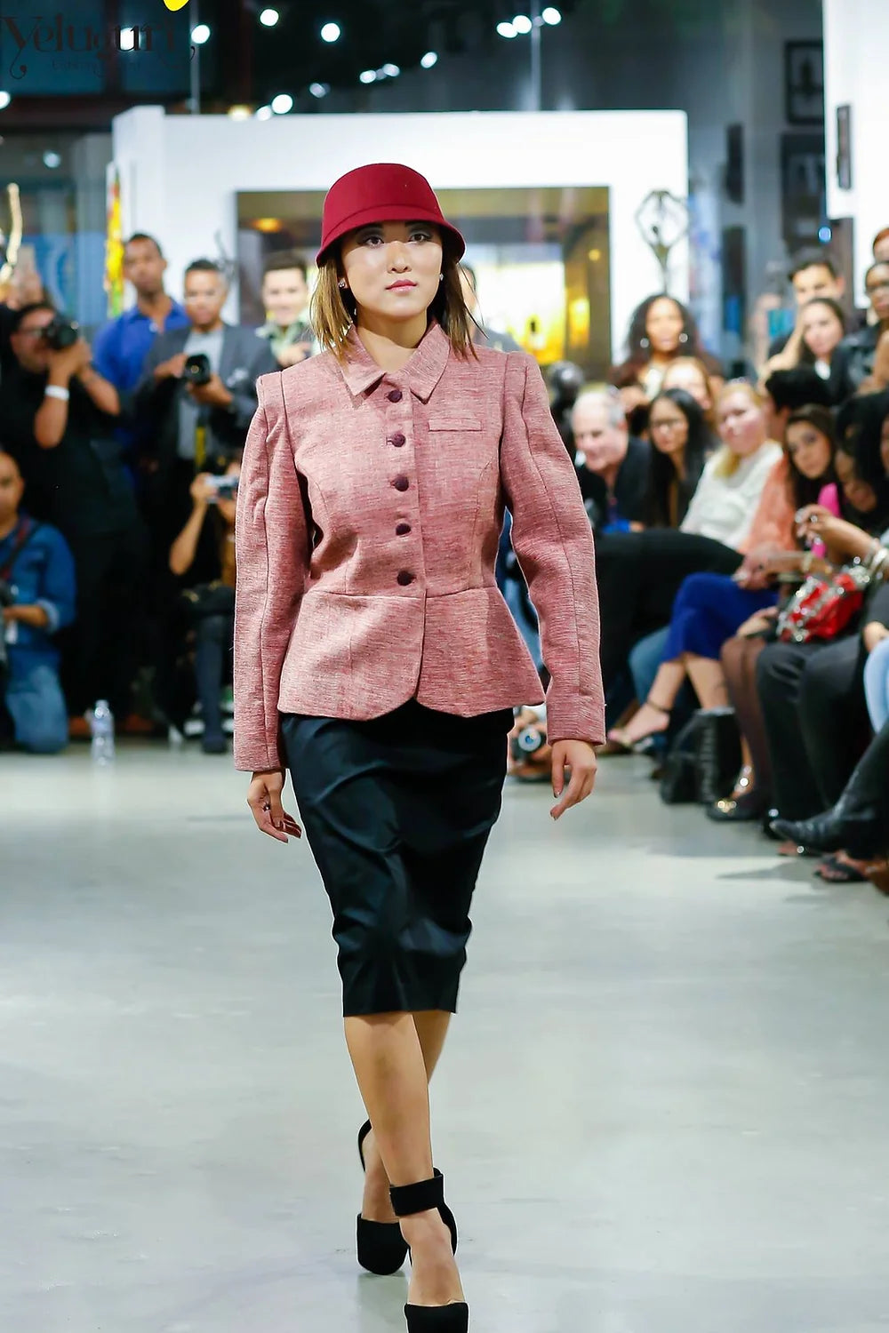 Carmine tweed jacket