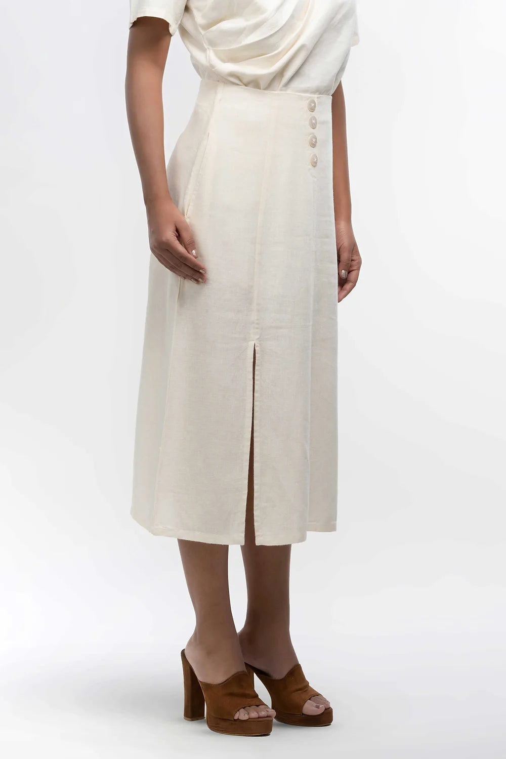 Lea slit skirt