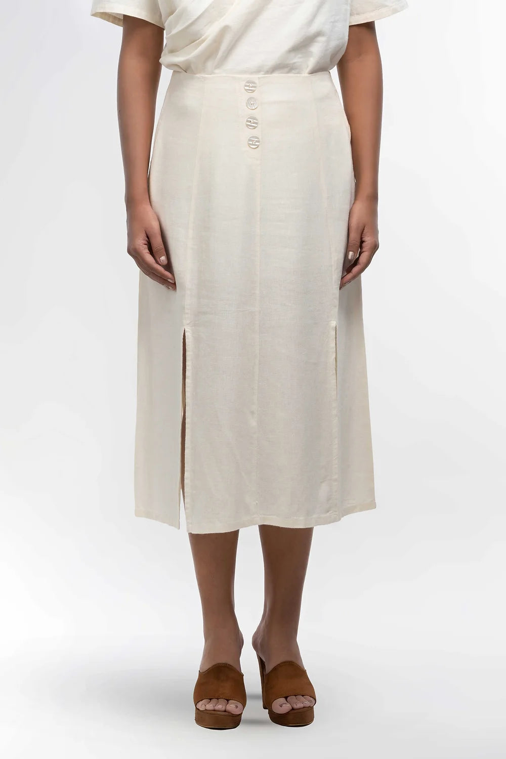 Lea slit skirt