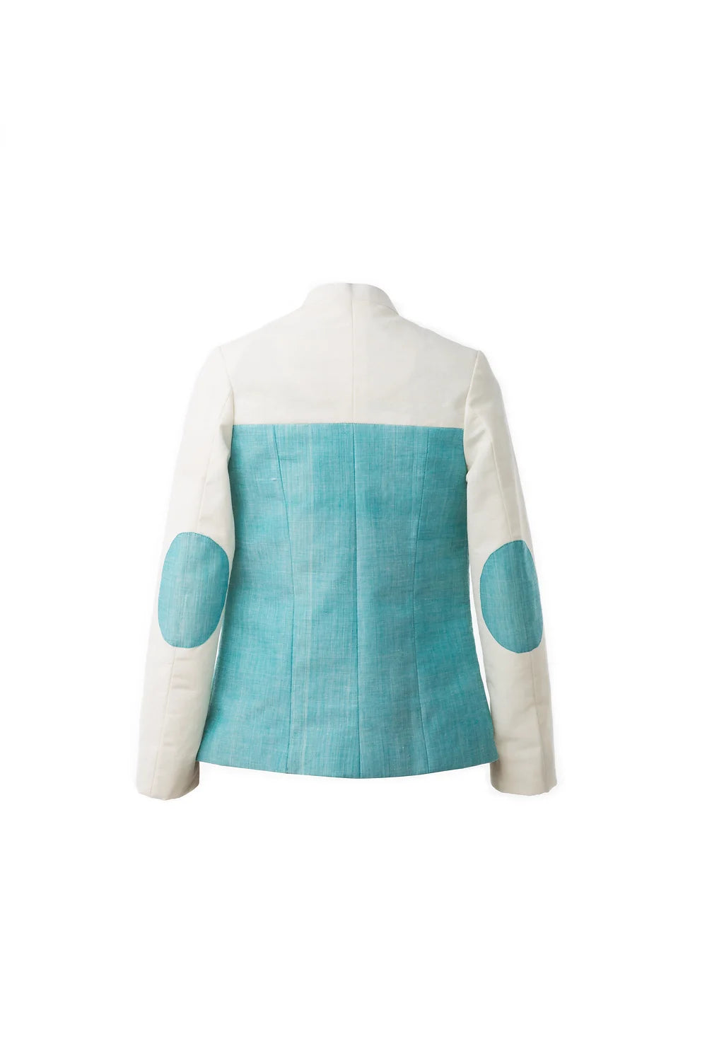 Pearl Aqua with Off-White Yoke