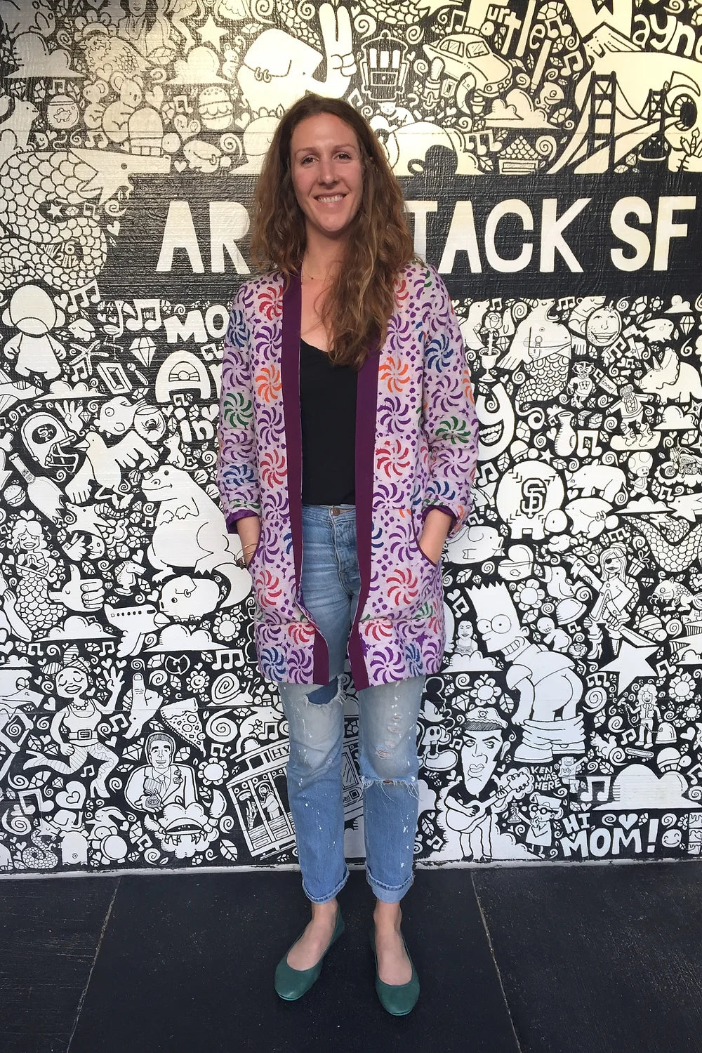Rangoli summer jacket