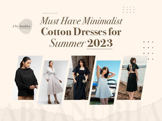 Must Have Minimalist Cotton Dresses for Summer 2023