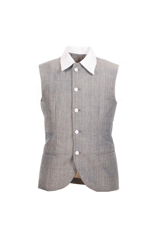 Ash gray waist coat