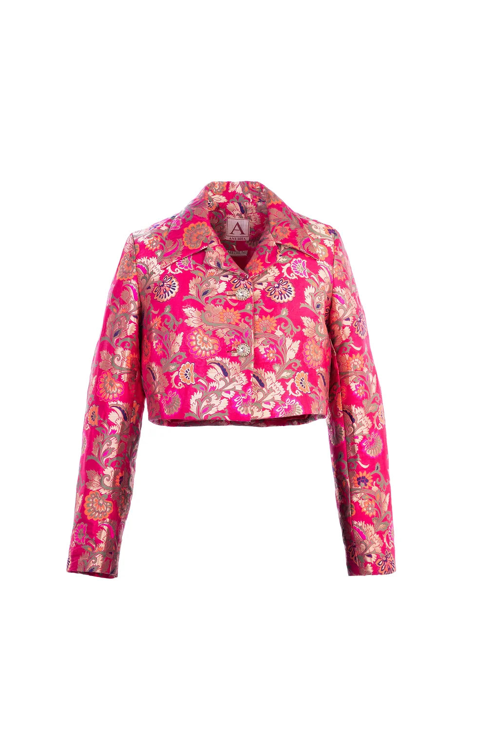 Fuchsia Jacquard Jacket