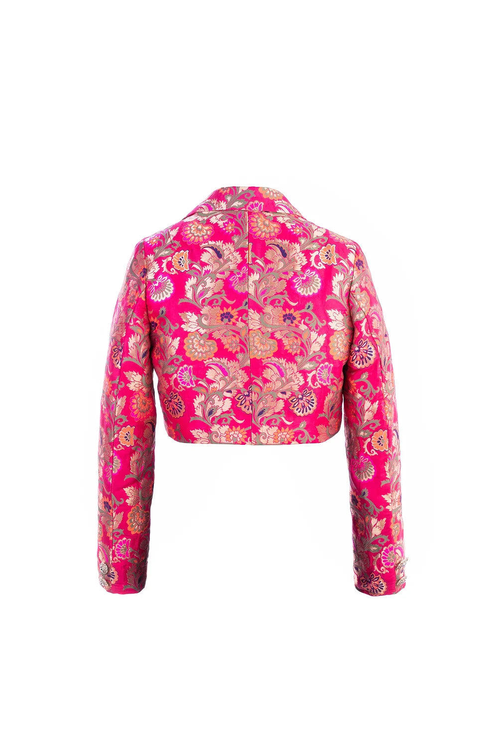 Fuchsia Jacquard Jacket