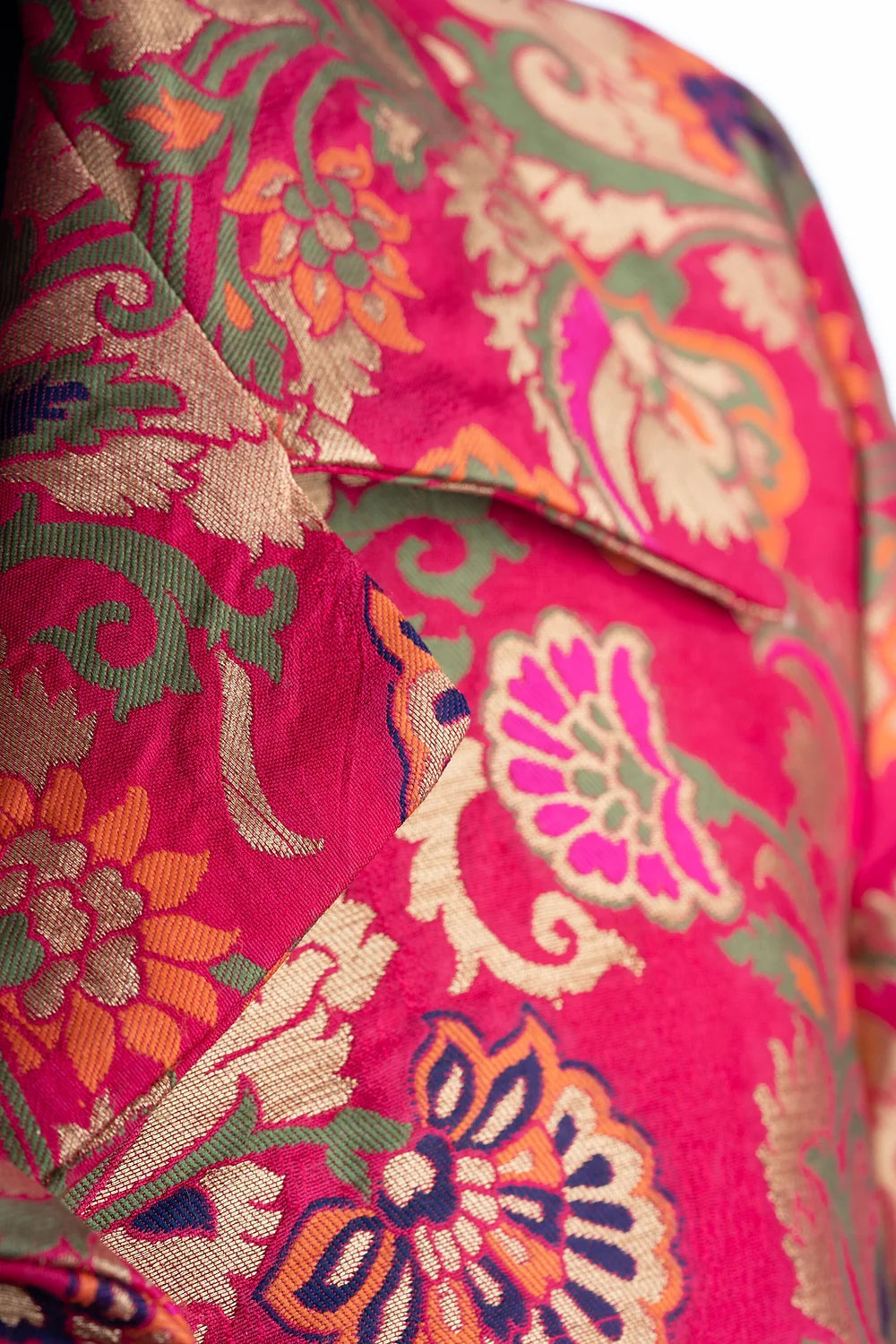 Fuchsia Jacquard Jacket