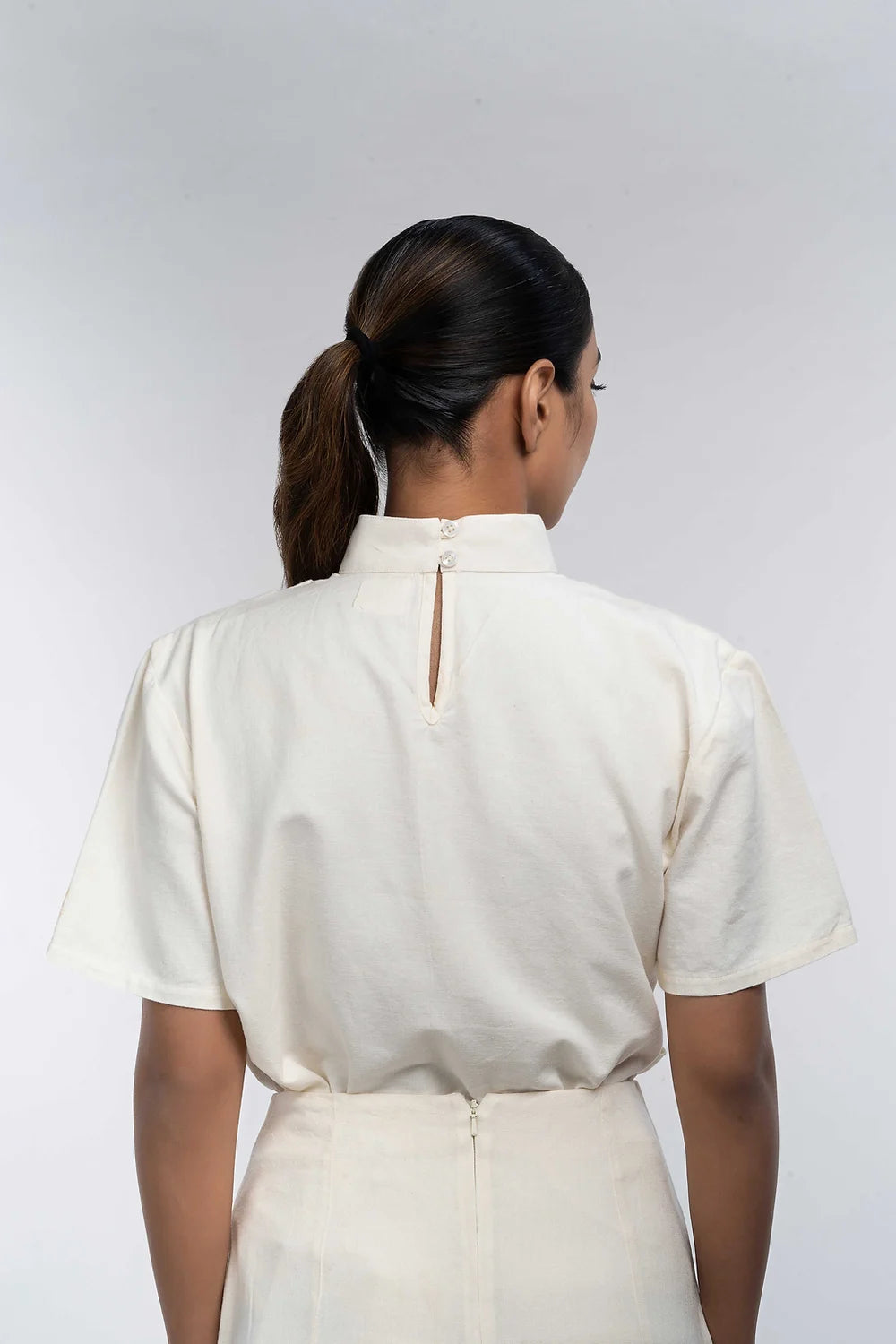 lea drape shirt